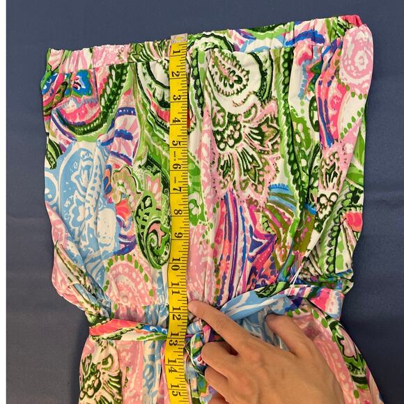 Ivy Lane Women’s Strapless Romper with Elastic Waist Multicolor Size M - Picture 6 of 9